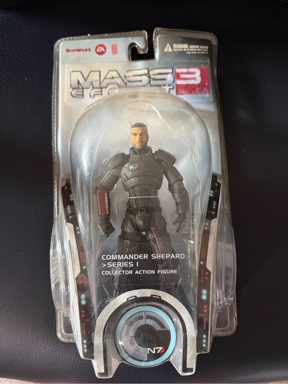 Mass Effect 3 Commander Shepard Collector Action Figure - Black & Red